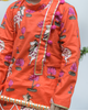 Orange Pichwai Kurta with Dhoti