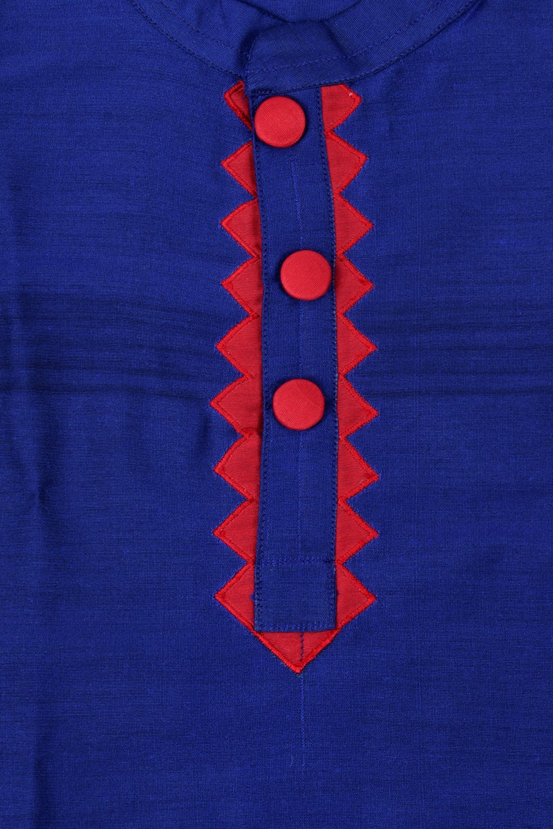 Blue Kurta With Pyjama